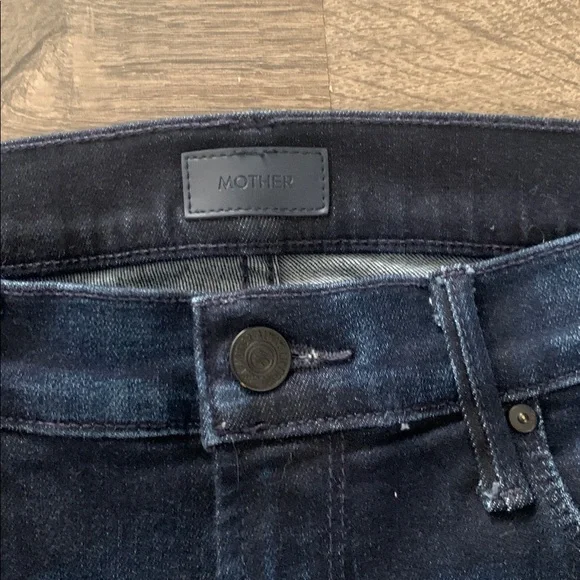 Mother Mid Rise Dazzler Ankle in Now Or Never Stretch Crop Jeans Size 28